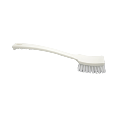 Hygiene Stielb&uuml;rste, HACCP, hart, 410x45mm, langer Griff, wei&szlig;
