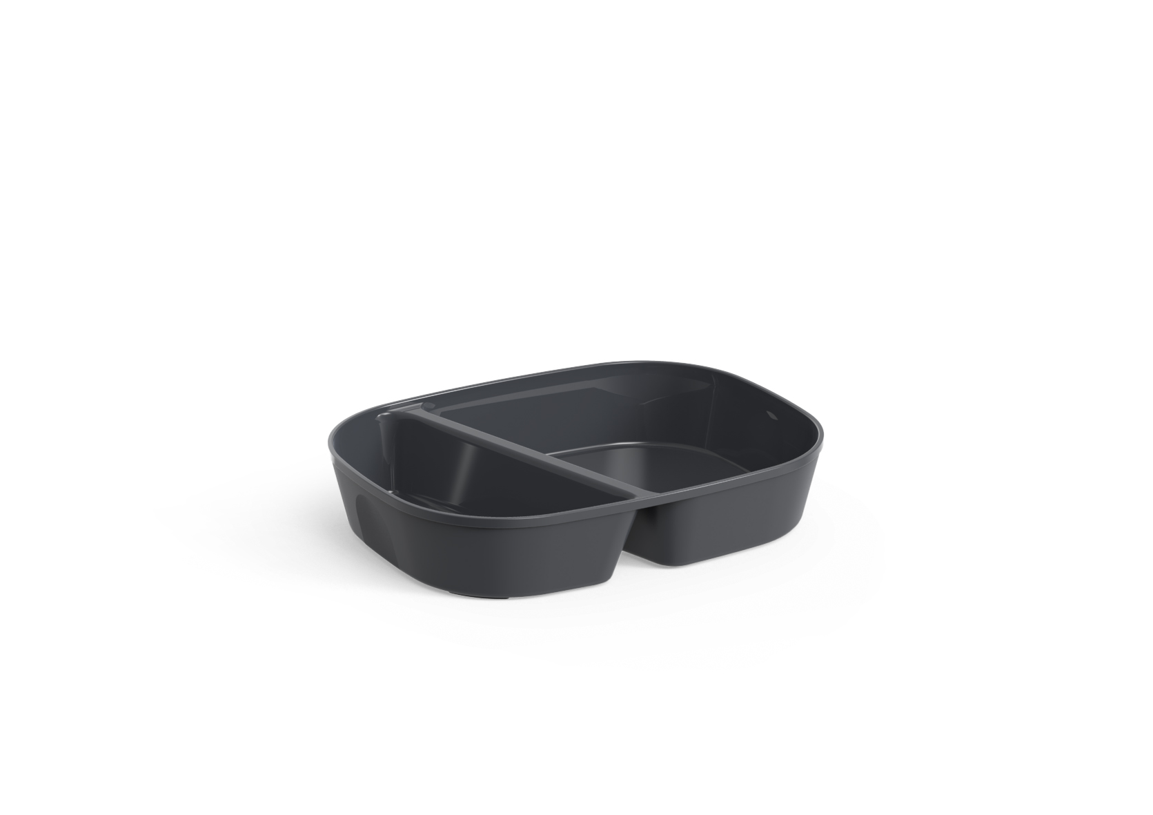 Mehrweg-Food Bowl, Polypropylen, 1200ml Ø20x6cm, schiefergrau