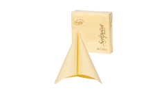Mank-Softpoint-Serviette, 40x40cm 3-lagig, 1/4 Falz, creme