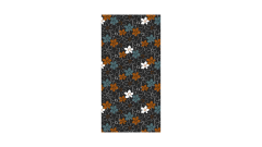 Linclass-Mitteldecke, 80x80cm, 'Cora'' schwarz