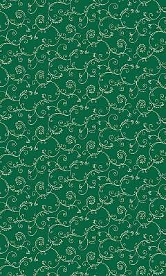 Linclass-Mitteldecke, 80x80cm, Pearl Coating, 'Gala' grün