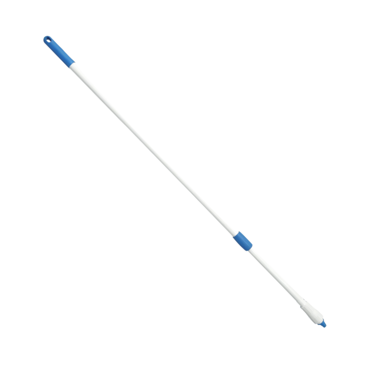 Hygiene Glasfaser Teleskopstiel, HACCP, Griff blau, 26x1100mm