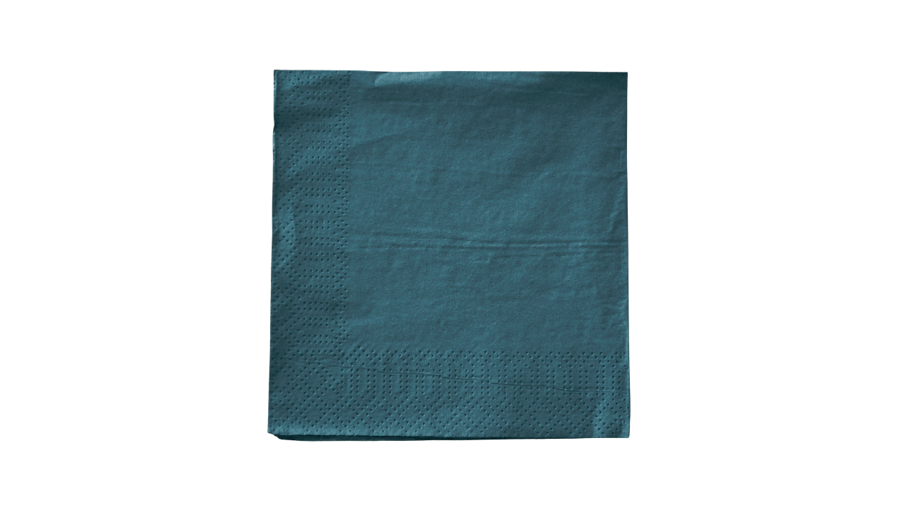 ASEO-Zelltuch-Serviette,24x24cm,2-lagig 1/4 Falz, schwarz