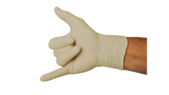 Latexhandschuhe¨Basic-Plus¨ PUDERFREI, Größe -M-, weiß