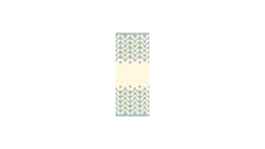Airlaid-Tischläufer, 0,40x24m, 'Oskar' beige-grün-schwarz