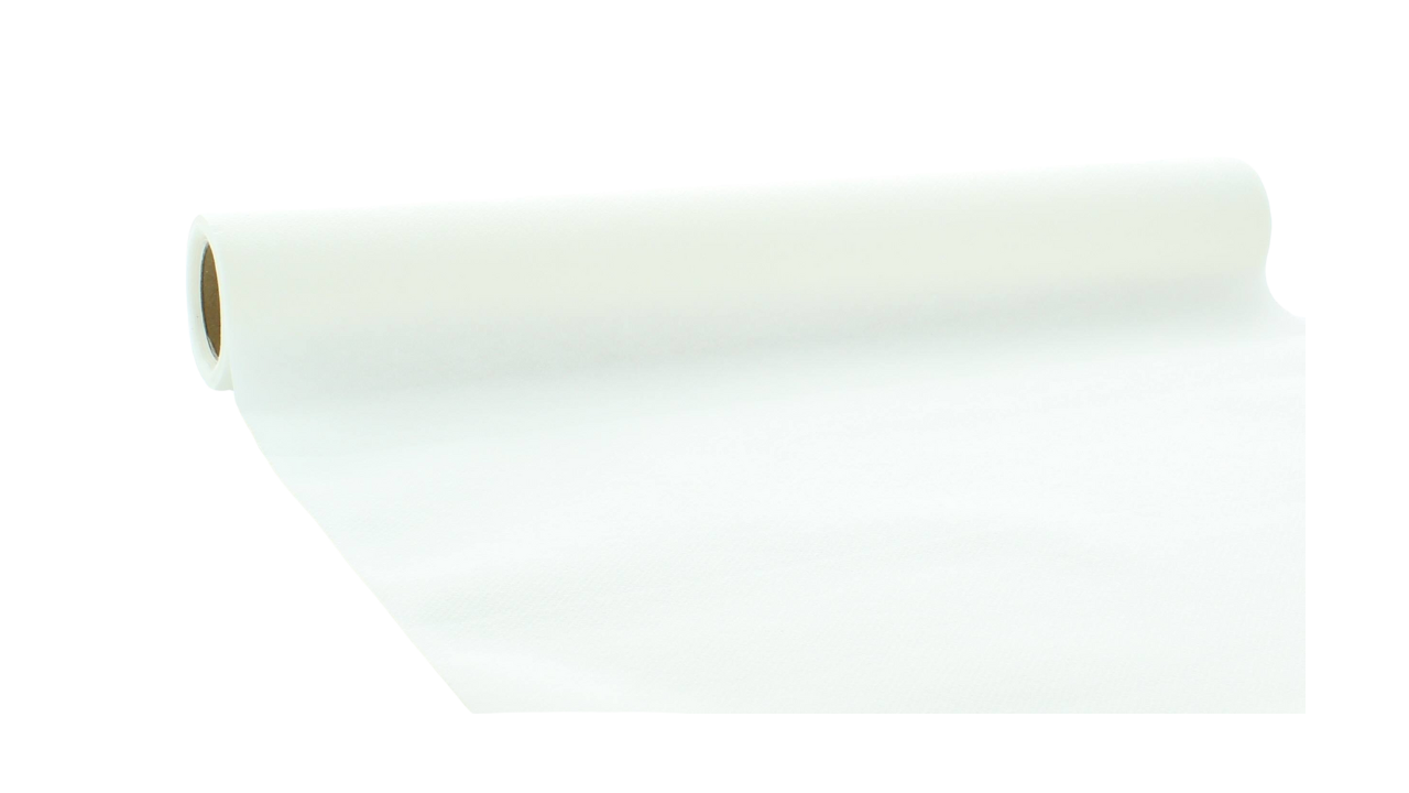 Linclass-Tischläufer, 0,40x24m, weiß