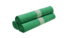 LDPE M&uuml;llsack, 70 Liter, 575x1000mm, gr&uuml;n, St&auml;rke 35&micro;