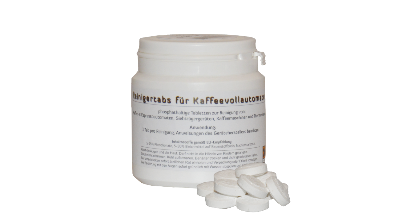 Kaffeemaschinen-Reinigungstabletten, 1,3 gr. 150 St&uuml;ck