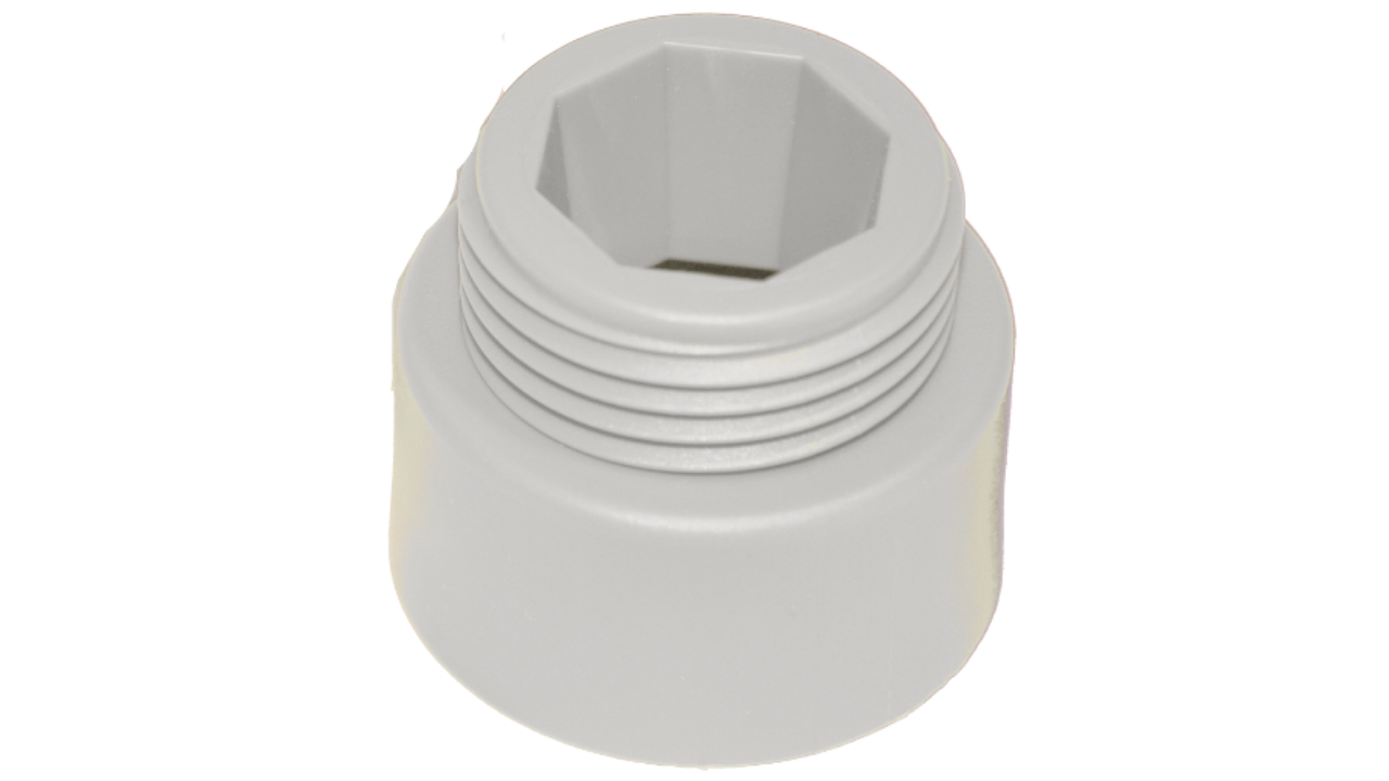 Adapter f&uuml;r Hygiene-Schrubber usw., &uml;von Haug B&uuml;rsten&uml;, wei&szlig;