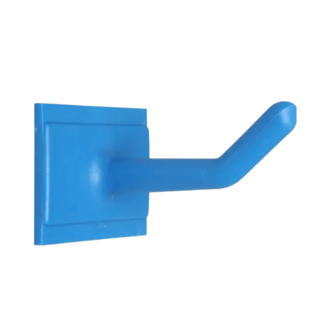 Haken, aus Kunststoff, f&uuml;r Ger&auml;teleisten 30/50/90cm, blau