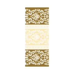 Linclass-Tischl&auml;ufer, 0,40x24m, 'Pascal', gold/creme