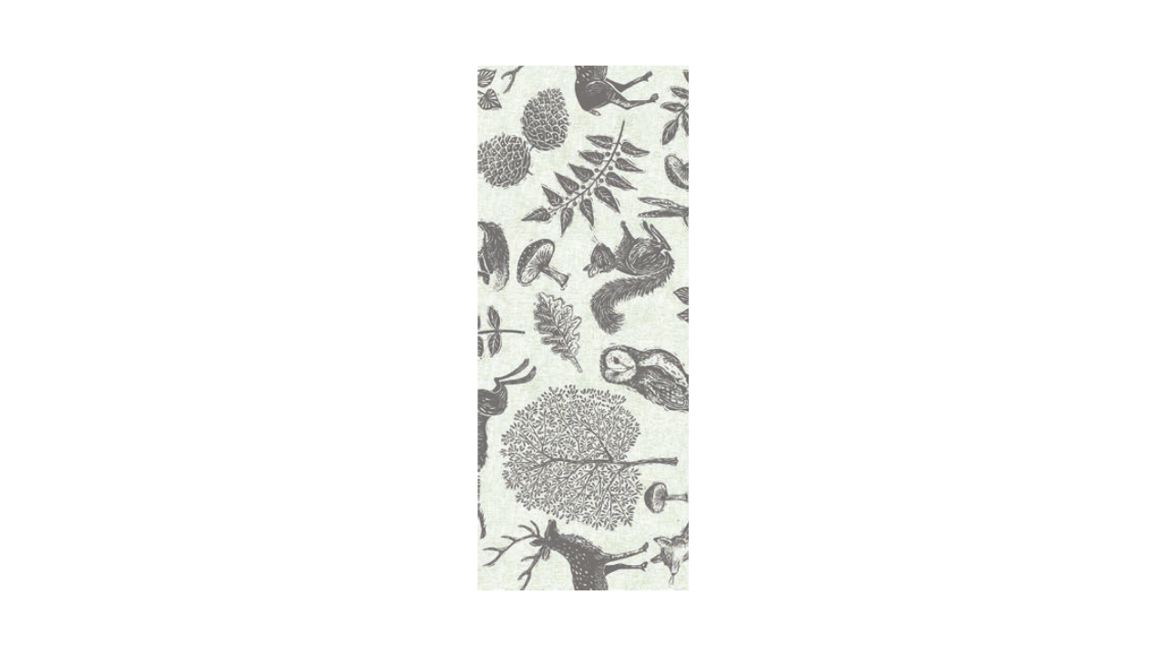 Linclass-Tischläufer, 0,40x24m, 'Forest' oliv