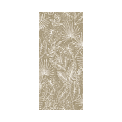 Linclass Mitteldecke, 80x80cm, 'Kona' braun