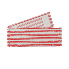 Micro Borstenmopp 'Sani Correct', wei&szlig;/rot, 50cm