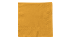Mank-Zelltuch-Serviette, 33x33cm,3-la 1/4 Falz, curry