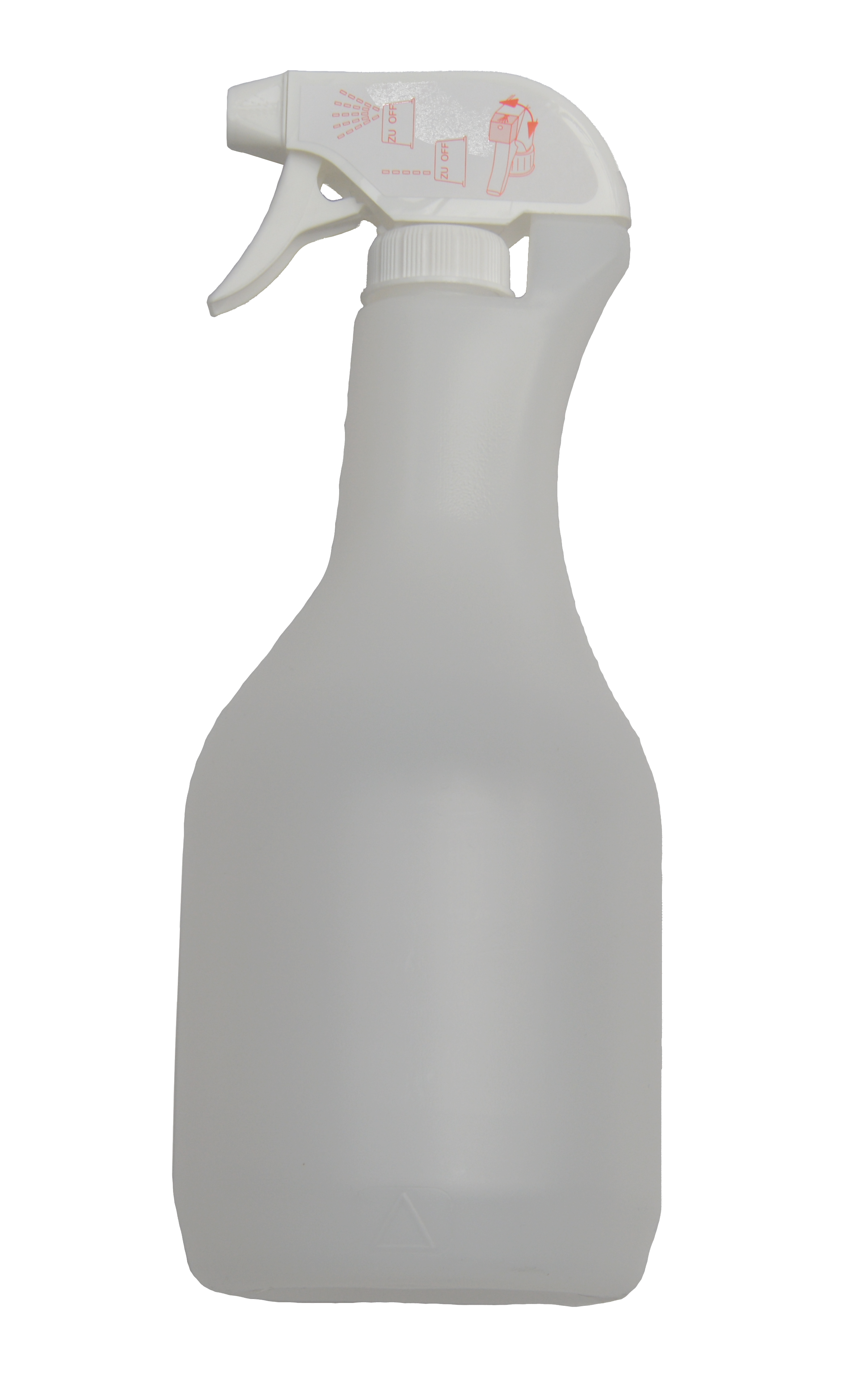 Sprühflasche mit Sprühkopf weiß, aus Kunststoff, 1 Liter