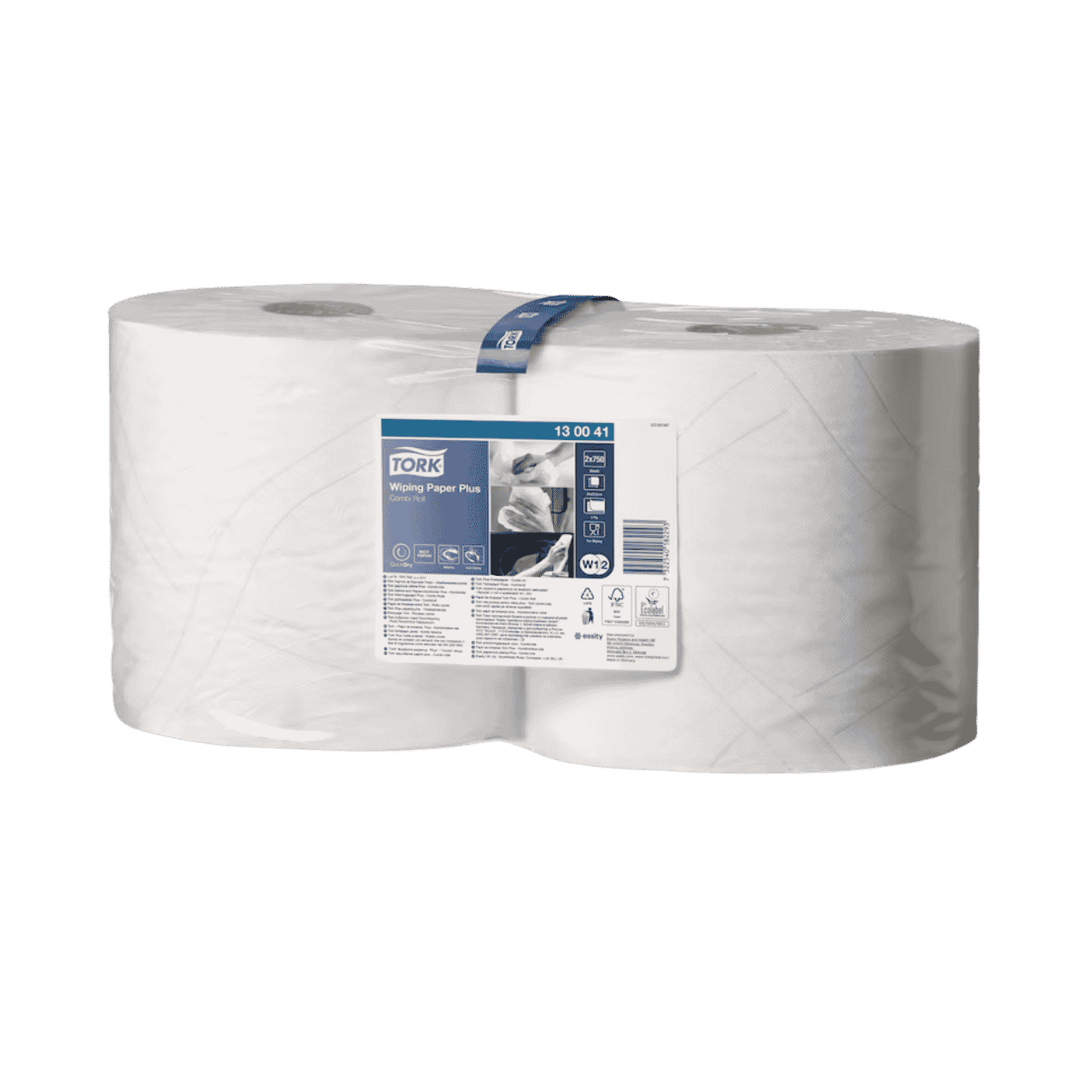 Tork Wischtuch Advanced, Gro&szlig;rolle, hwei&szlig;, 2-lagig, 24x34cm, 255m, W1/2