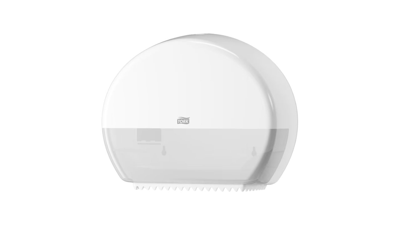 Tork Toipaspender, f&uuml;r Mini Jumbo, Kunststoff, wei&szlig;, T2