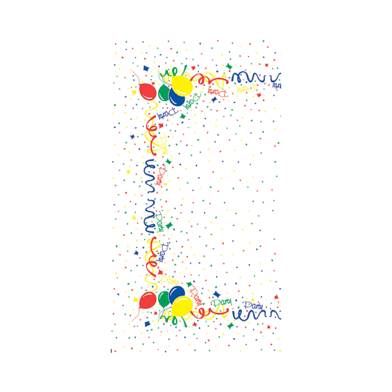 Linclass Mitteldecke, 80x80cm, 'Party'